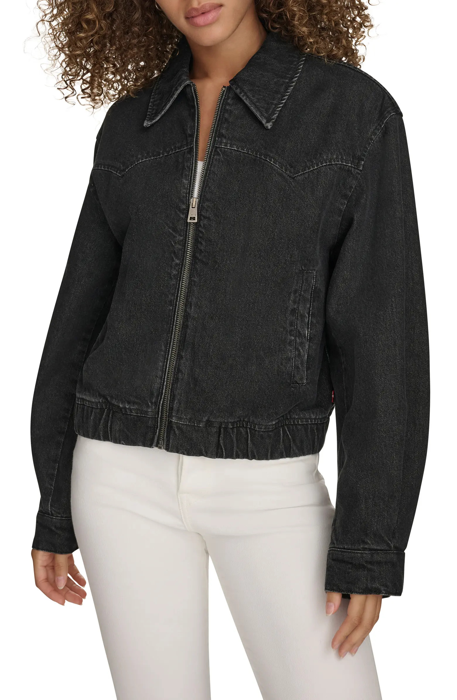 Western Denim Bomber Jacket | Nordstrom