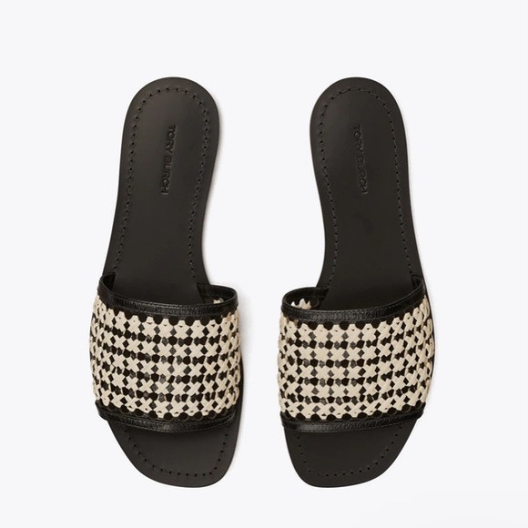 Tory Burch Woven Raffia Slide | Poshmark