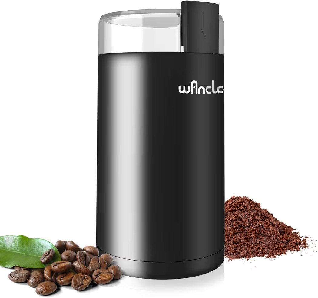 Wancle Electric Coffee Grinder, Spice Grinder, One Touch Coffee Mill for Beans, Spices and More, ... | Amazon (US)
