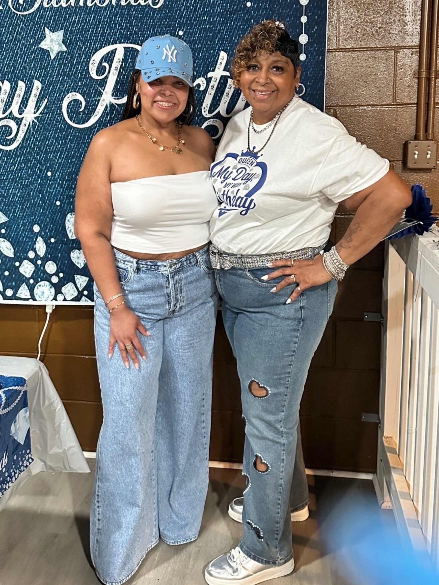 Denim & Diamonds theme for my mom’s birthday party. Kept it simple with a Walmart tube top and thrifted Target extra wide leg jeans

#LTKFindsUnder100 #LTKPlusSize #LTKStyleTip