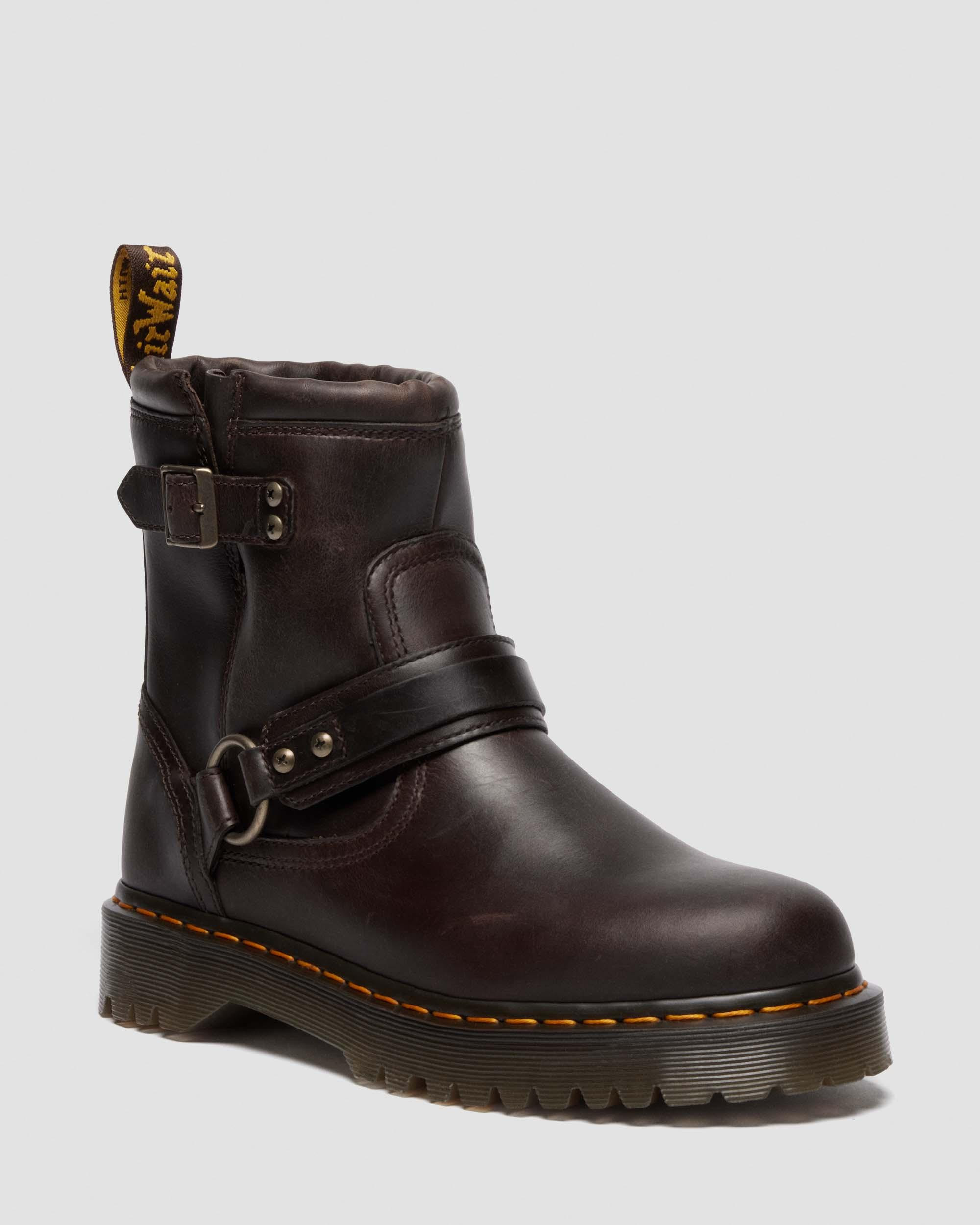 Anistone Harness in Dark Brown | Dr. Martens | Dr. Martens