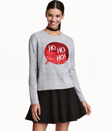 Christmas Sweater with Sequins | H&M (US)