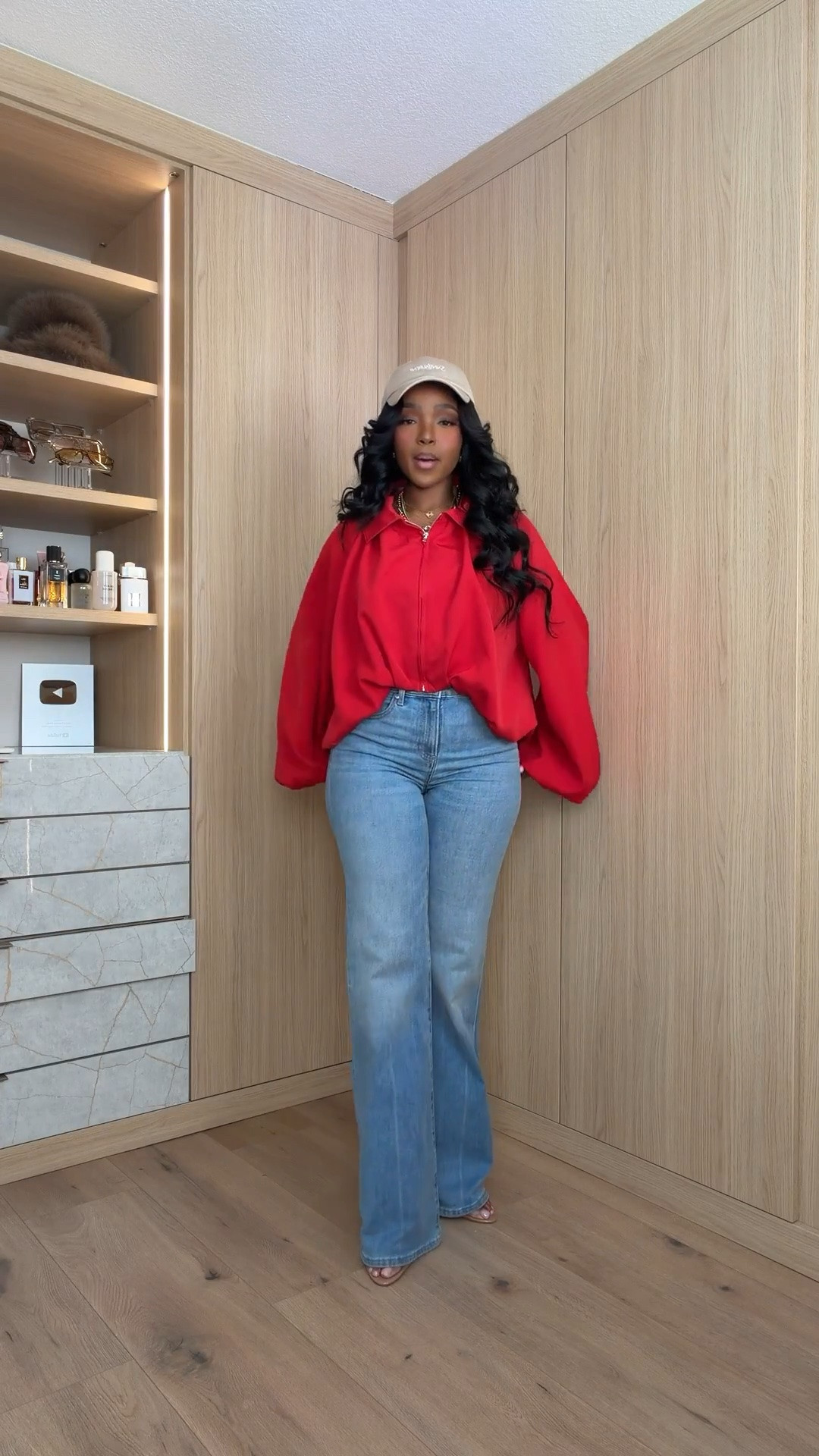 RED IS THE MOMENT ❤️

The easiest way to make denim feel instantly more styled — add a bold pop of red. This relaxed top + flattering jeans + baseball cap combo is giving effortless cool-girl fall and I’m obsessed.

fall outfits women over 50, fall fashion hauls, fall outfits, fall dresses, date night outfits, business casual workwear, fall fashion, red outfit ideas, denim outfit ideas, casual fall outfits, elevated casual style, wide leg jeans outfit, everyday fall outfits

Wearing: Size Small/4 | 5’4” | 140 lbs | 34D-27-40

📲 Download the FREE LTK app & follow me (@kirasfashionfinds) to shop the look.

#LTKPetite #LTKFall