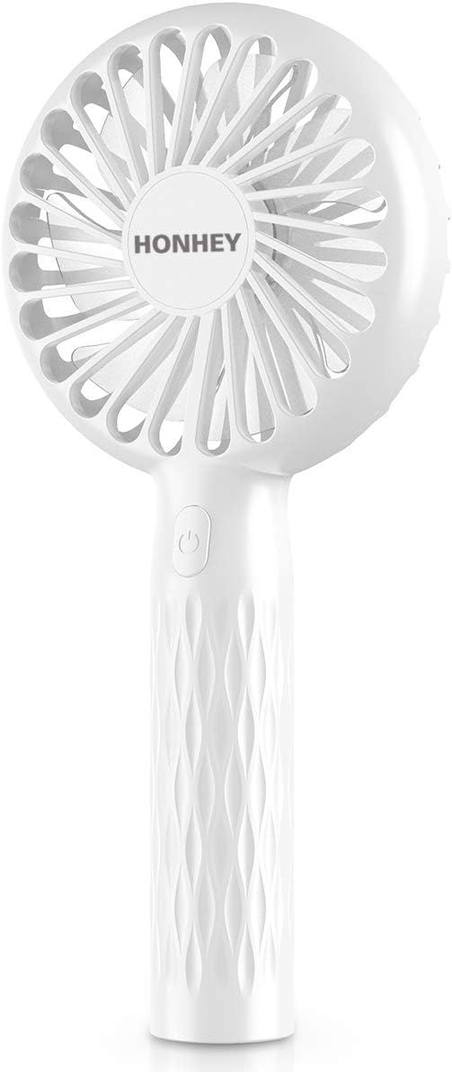 HonHey Handheld Fan Super Mini Personal Fan with Rechargeable Battery Operated and 3 Adjustable S... | Amazon (US)