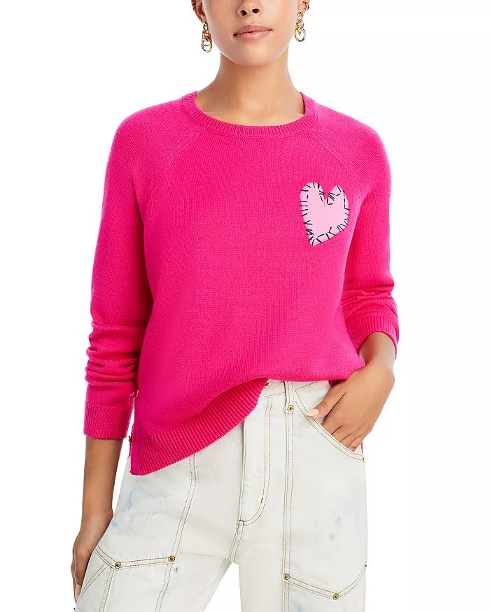 Heart Patch Sweater - 100% Exclusive | Bloomingdale's (US)