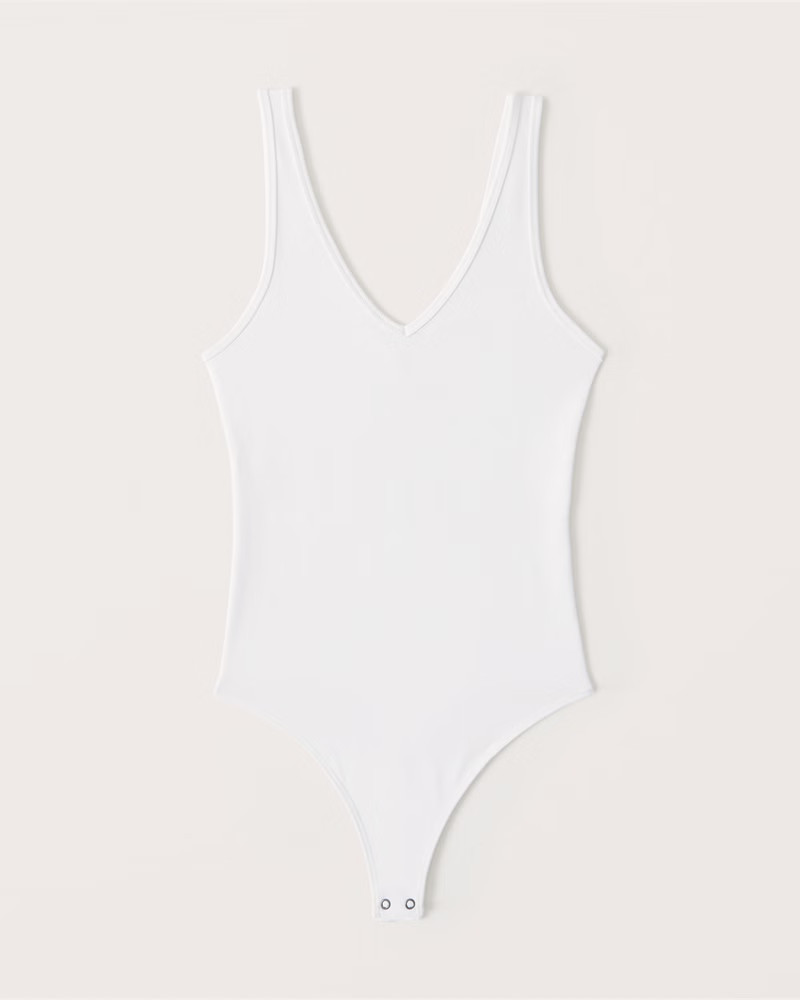 Seamless V-Neck Bodysuit | Abercrombie & Fitch (US)