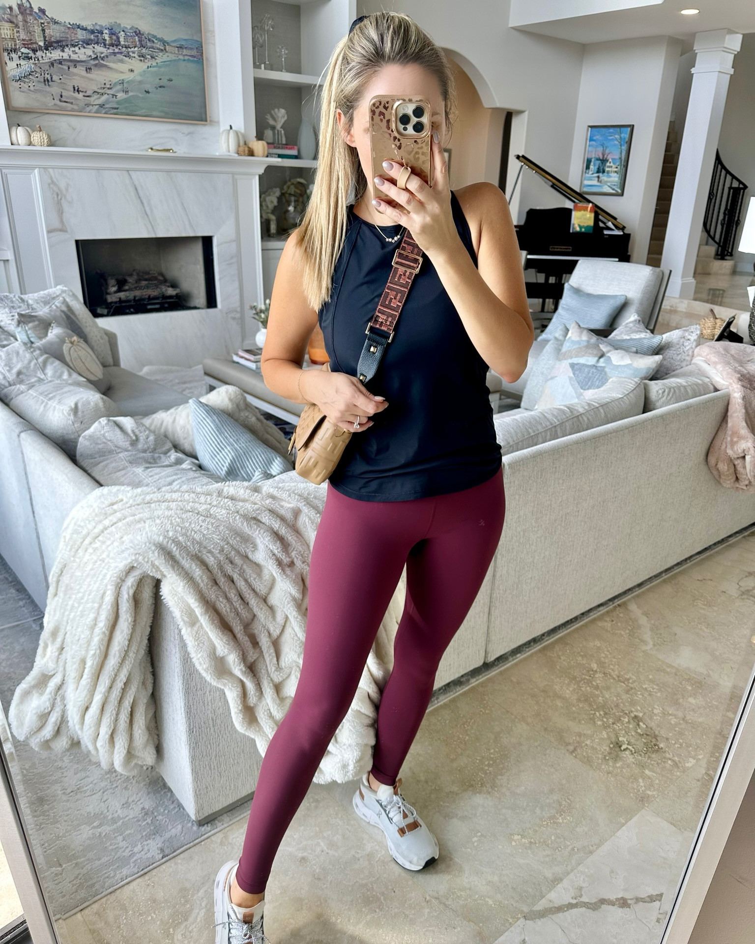 Loving this every day fall outfit! New  leggings from Amazon and new lululemon top 

#LTKstyletip #LTKover40 #LTKfitness
