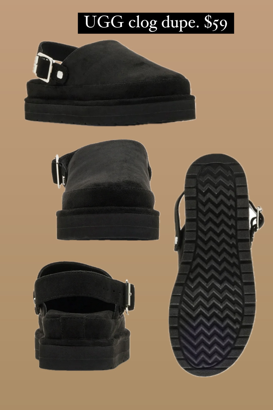 UGG clog dupe. $49
Madden Girl slingback clog

#LTKStyleTip #LTKU #LTKFindsUnder50