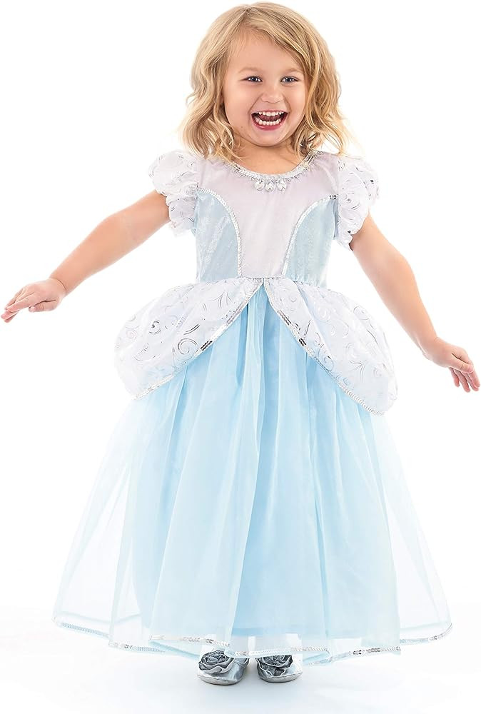Little Adventures Deluxe Cinderella Princess Dress up Costume for Girls | Amazon (US)