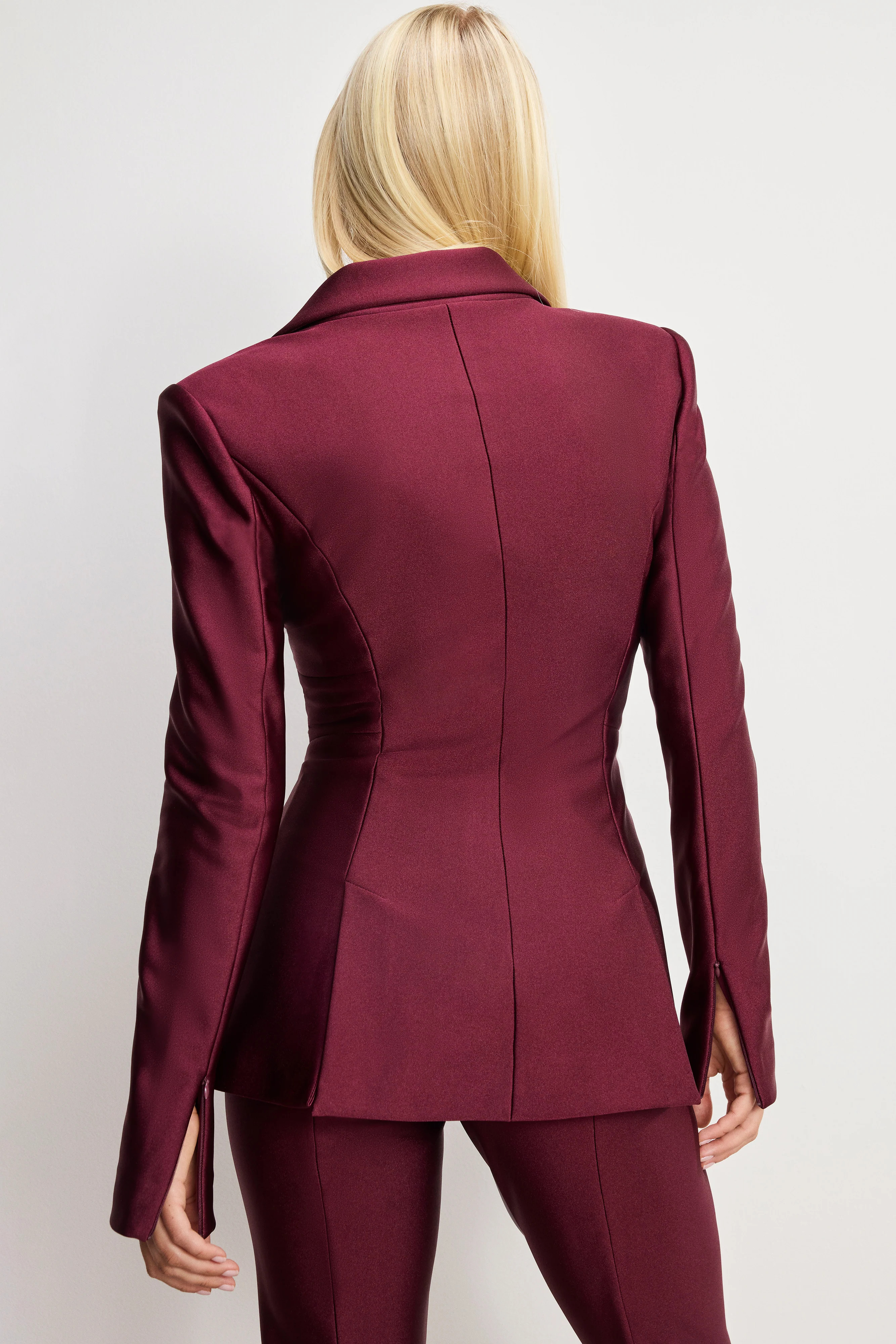 DOLLY COMPRESSION SHINE CORSET BLAZER | FIG007 - GOOD AMERICAN | Good American