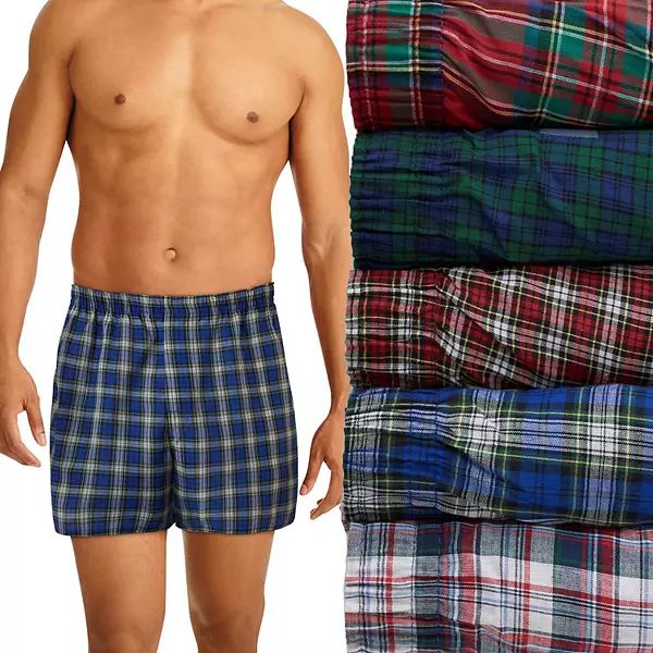 Men's Hanes® Classics 5-pack + 1 Bonus Tagless Boxers | Kohl's