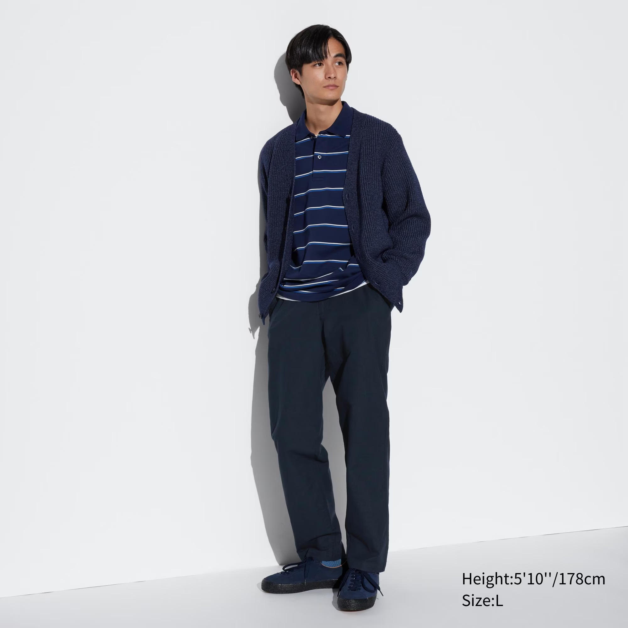 Men's Linen-Blend Relaxed Pants Navy XL UNIQLO US | UNIQLO (US)