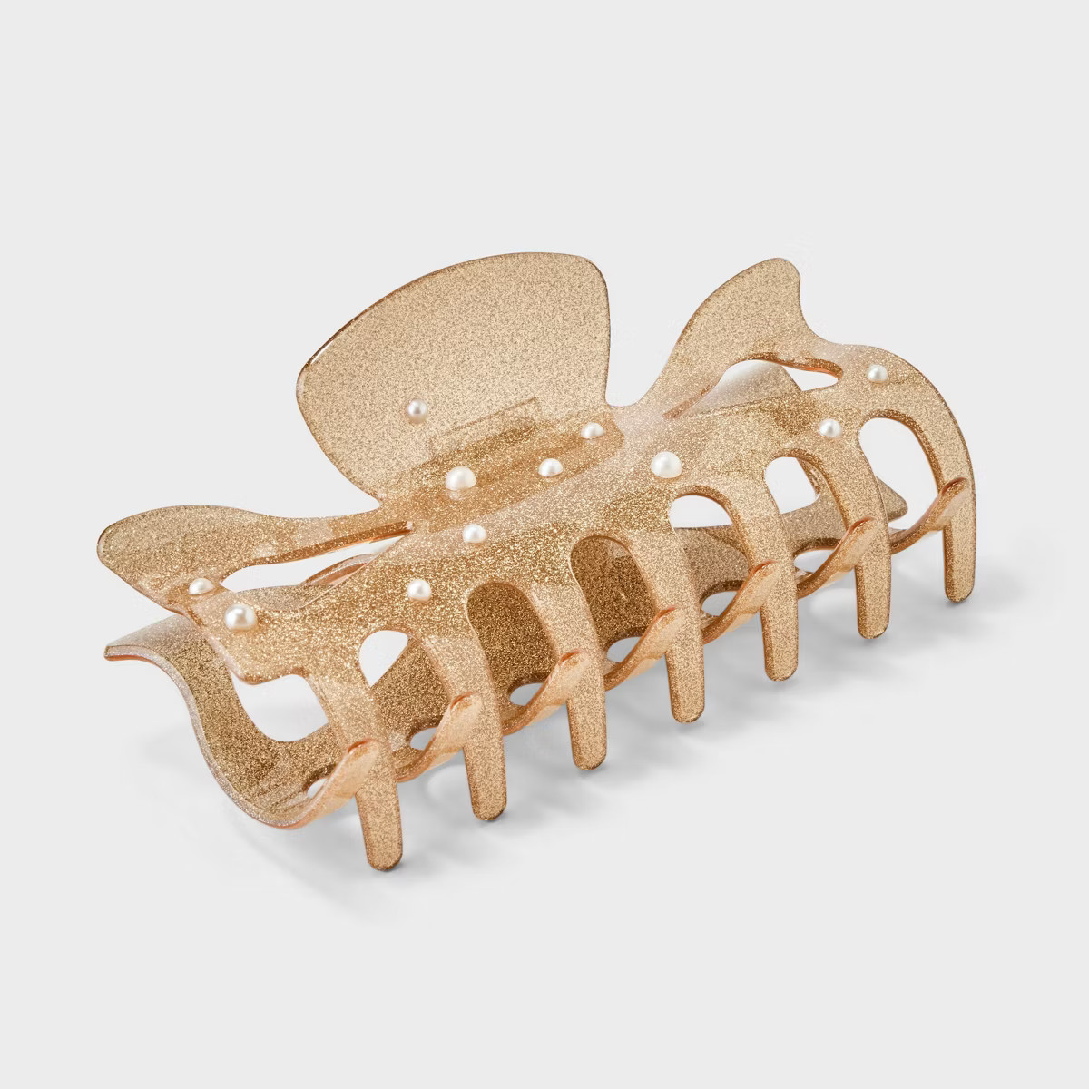 Jumbo Claw Hair Clip - A New Day™ Gold/Pearl | Target