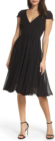 Corey Chiffon Fit & Flare Cocktail Dress | Nordstrom