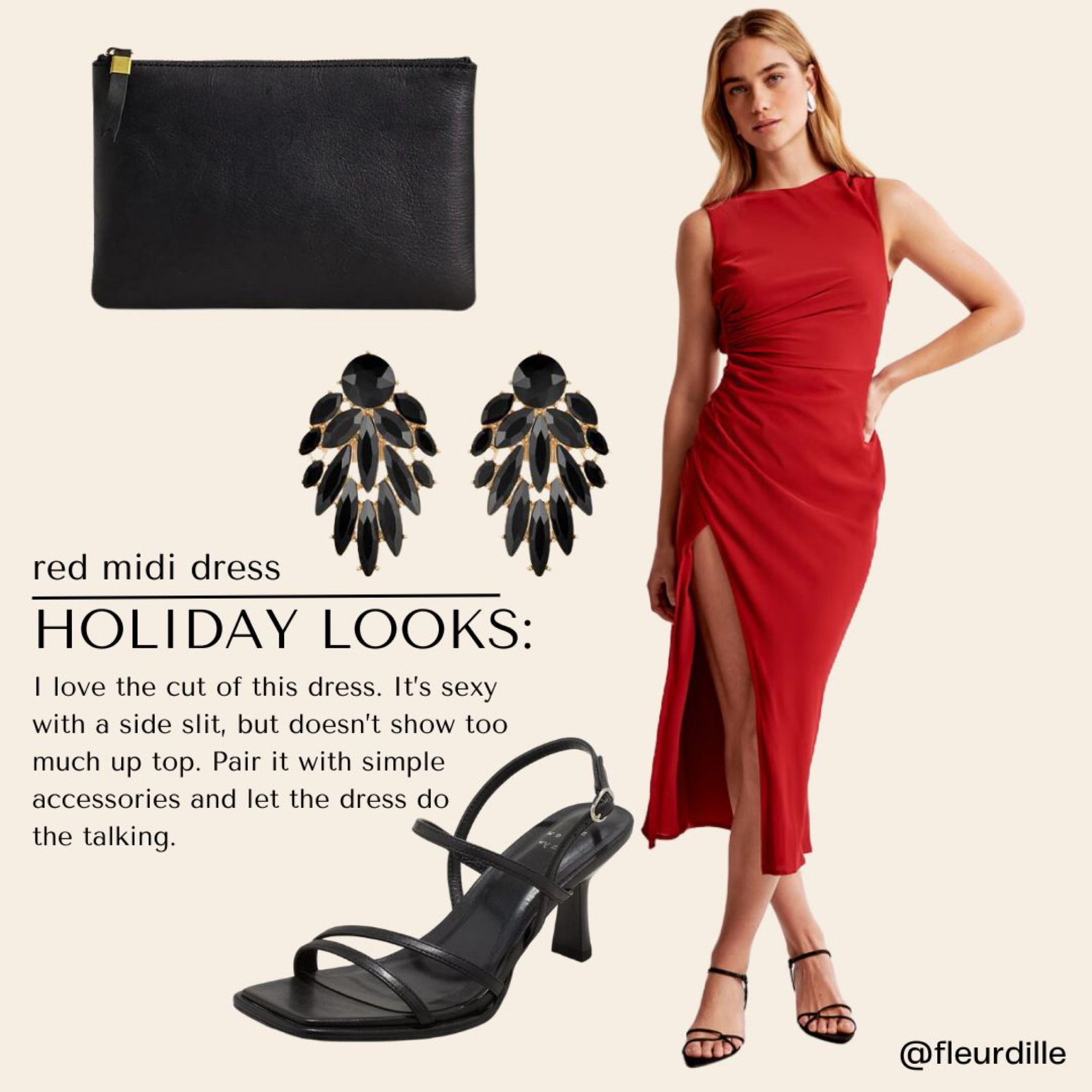 Sexy, chic holiday dress. 

#LTKHoliday #LTKSeasonal #LTKparties