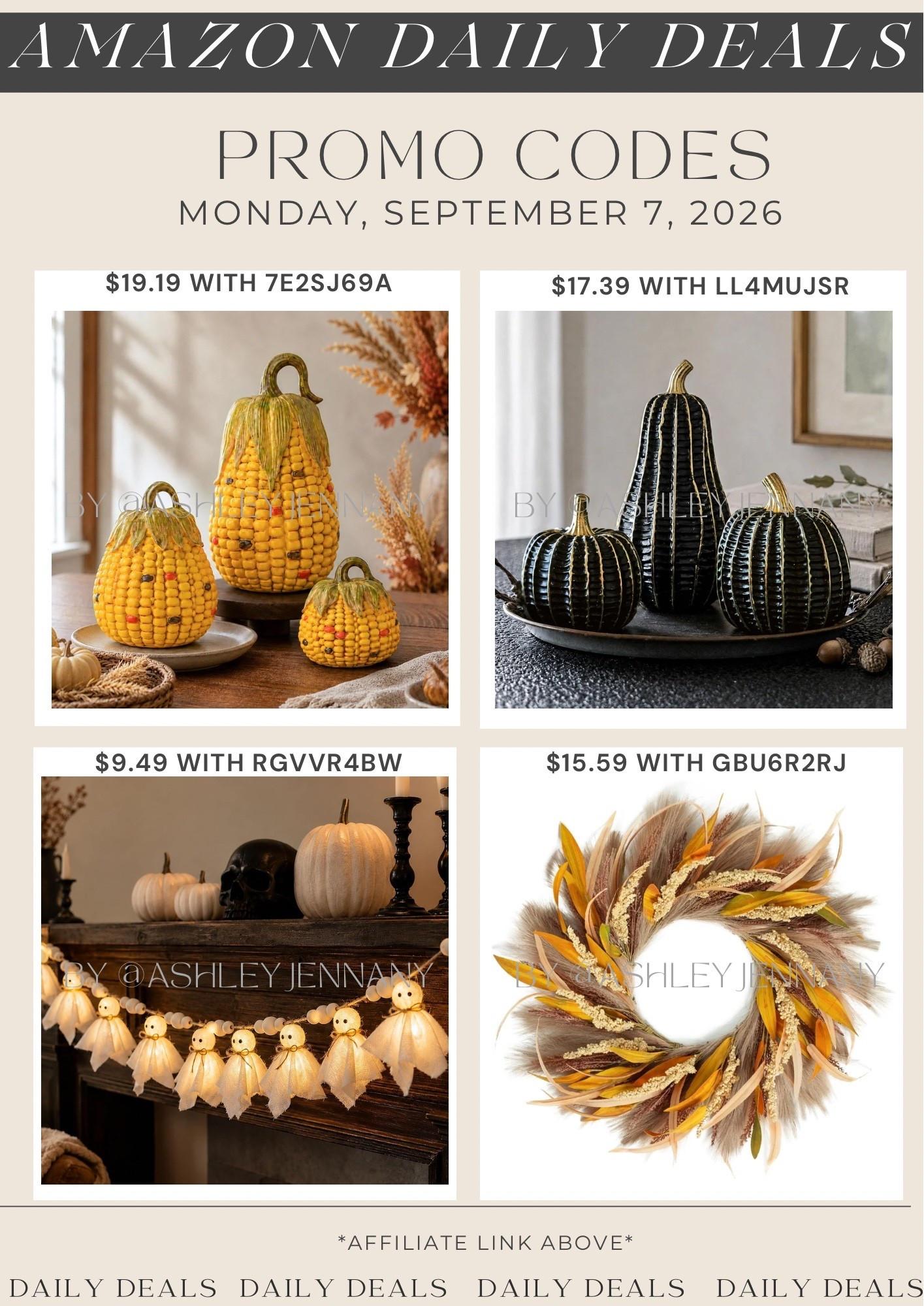 Amazon deals on fall decor

#LTKSeasonal #LTKHome #LTKSaleAlert