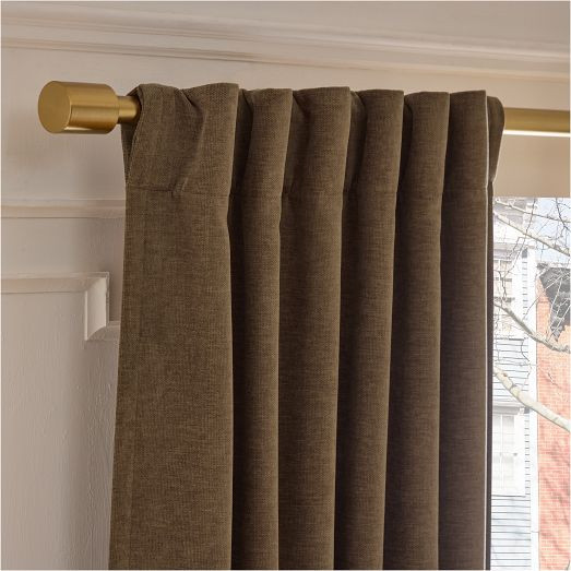 Worn Velvet Blackout Curtain | West Elm (US)