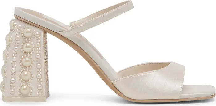 Jemmy Imitation Pearl Slide Sandal (Women) | Nordstrom
