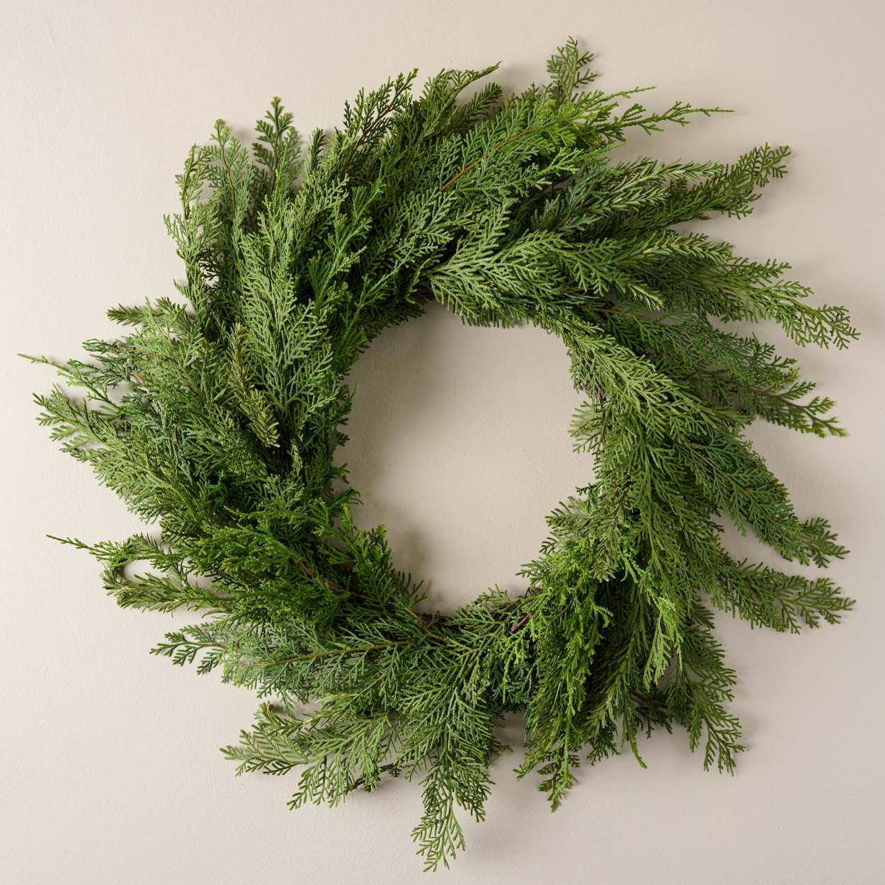 Real Touch Cedar Mix Wreath | Magnolia