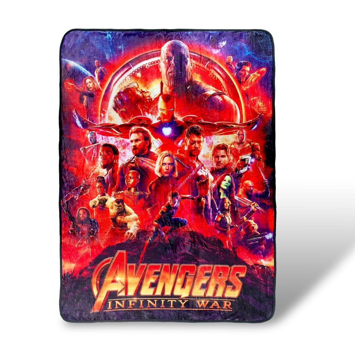 Avengers Infinity War Lightweight Fleece Throw Blanket| 45x60 Inches | Toynk