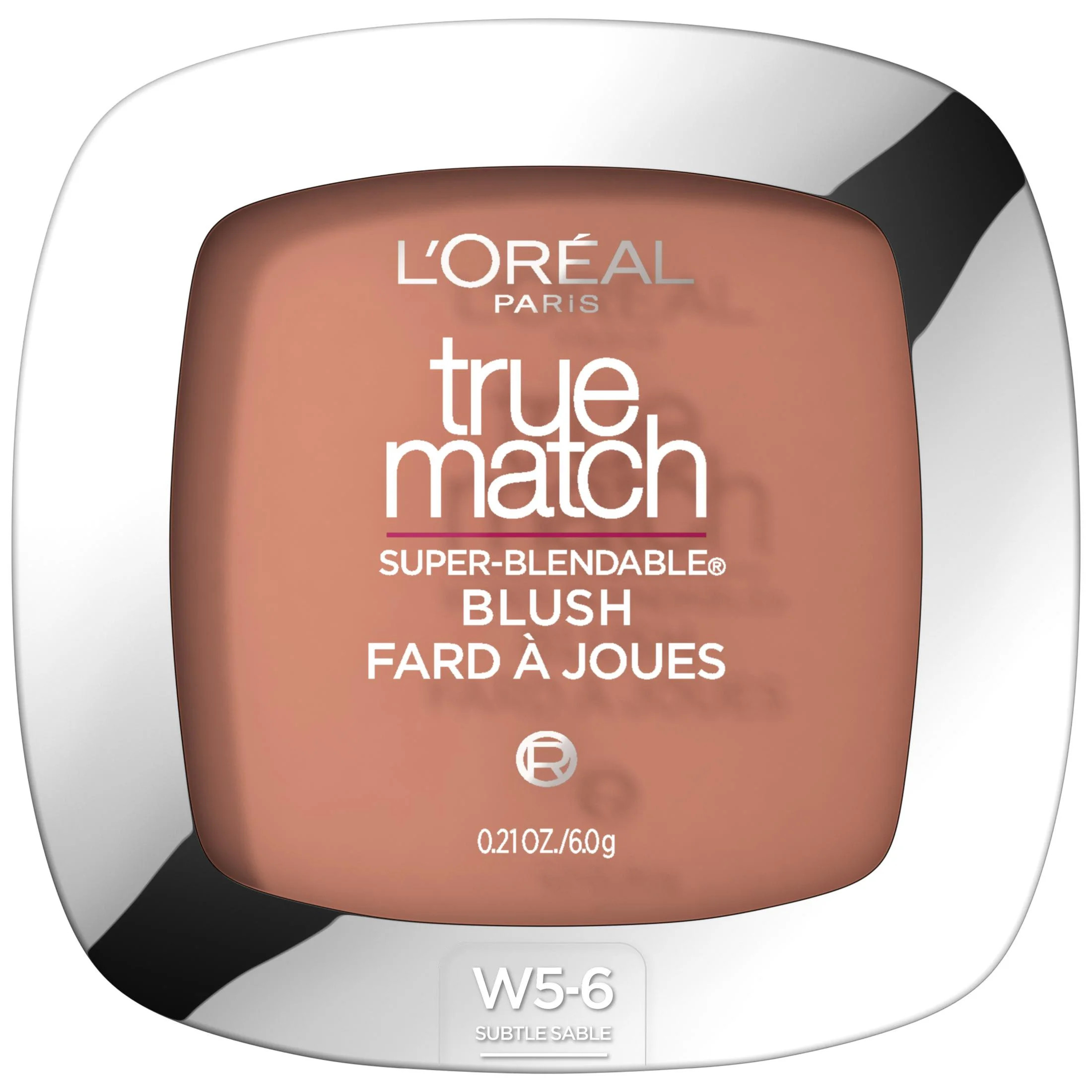 L'Oreal Paris True Match Super Blendable Blush, Soft Powder Texture, Subtle Sable, 0.21 oz | Walmart (US)