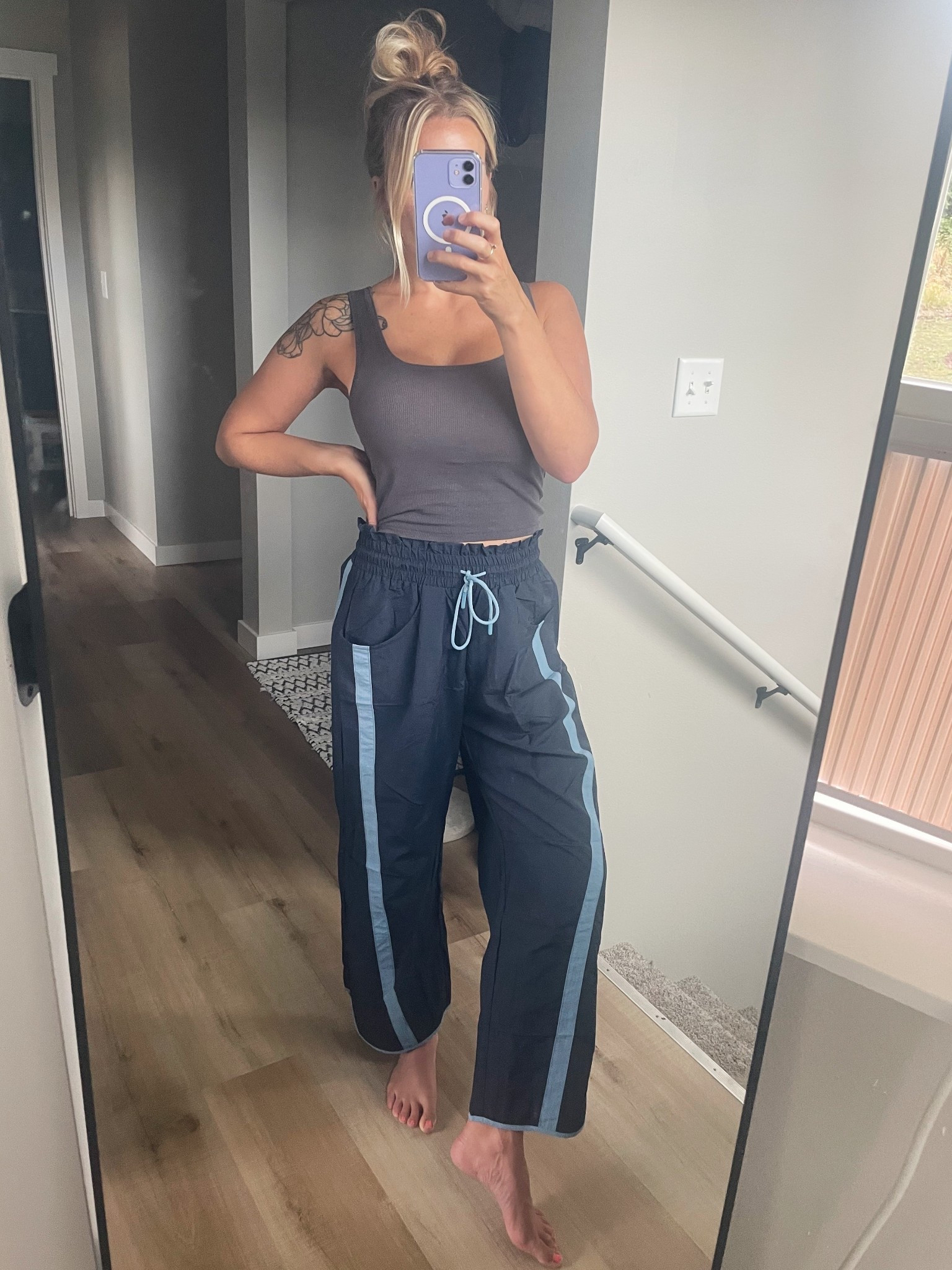 Comfy pants and tank from Amazon! Tank has a built in bra! 

#LTKU #LTKActive #LTKFindsUnder50