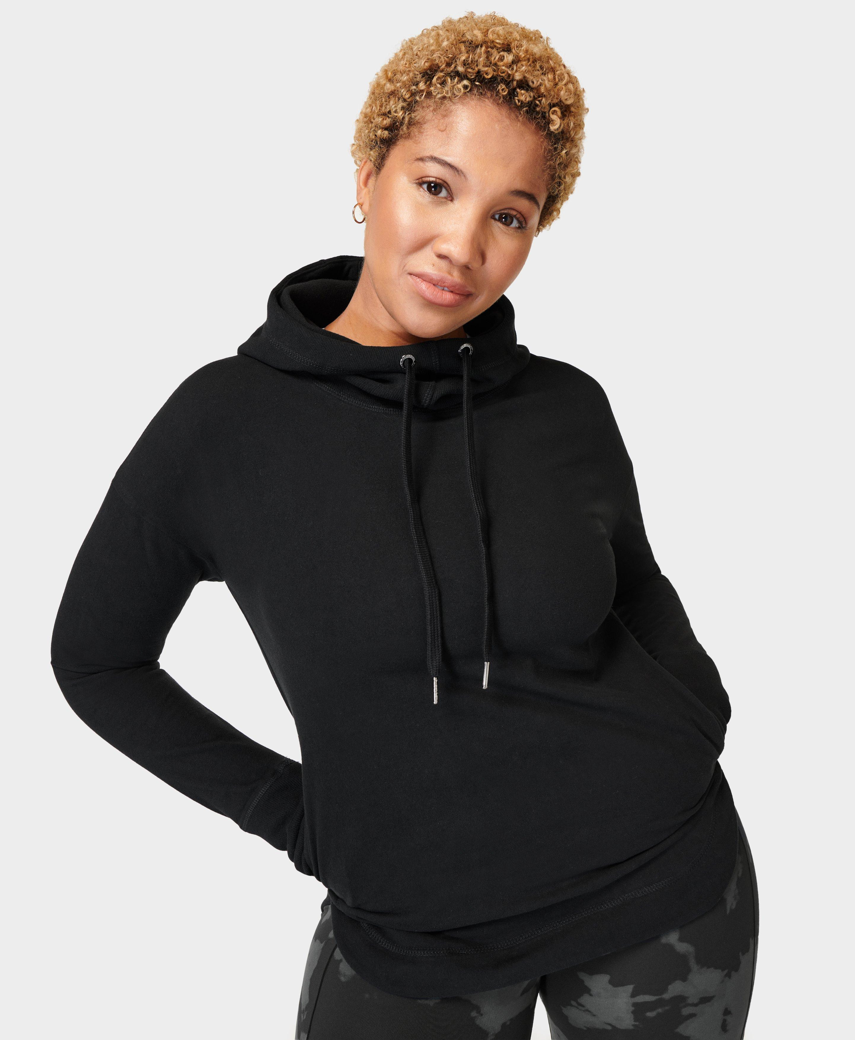 Escape Luxe Fleece Hoodie - Black | Women's Sweaters + Hoodies | Sweaty Betty | Sweaty Betty UK