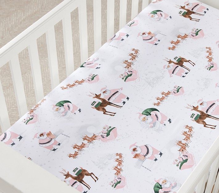 Blush Heritage Santa Organic Crib … curated on LTK