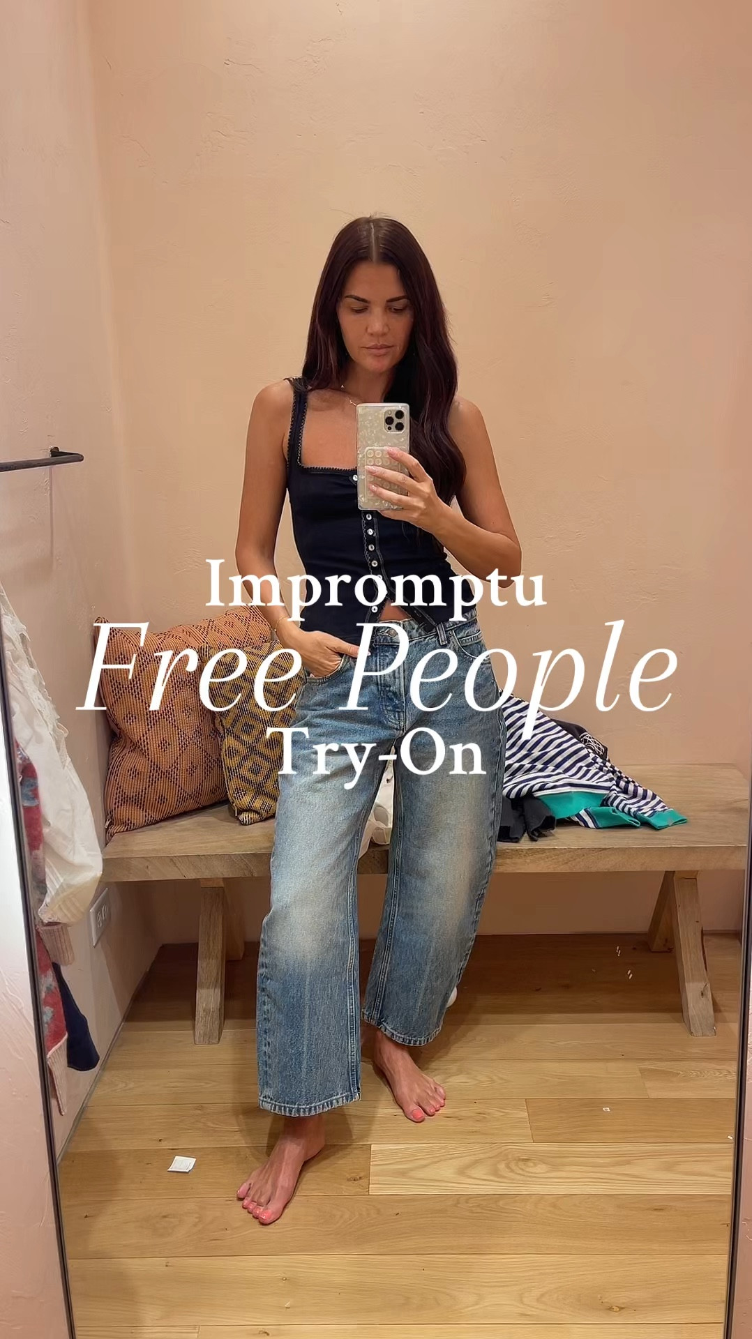 Free People Spring Tik Tok Try-On 
-
Black Tank - XS 
Ivory Tank - XS 
White Flowy Tank - XS 
Striped Sweatshirt - XS 
Snake Sweatshirt - XS 
Red Sweater - Small (would get XS) 
Jeans - Size 25 for more loose fit 
Workout Set - Small (would get XS) 



#LTKStyleTip