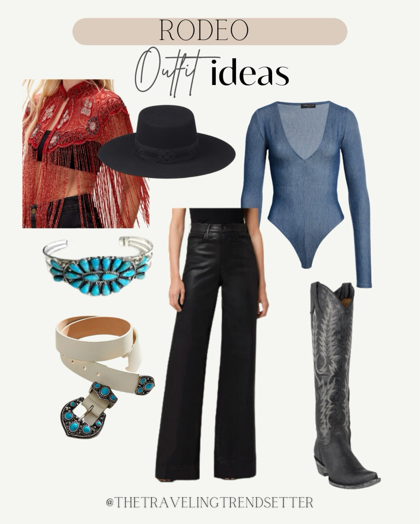 Houston rodeo outfit idea - New Year’s Eve outfit idea - cape - bodysuit - turquoise - hat - black jeans - work wear - Nashville 

#LTKworkwear #LTKsalealert #LTKstyletip