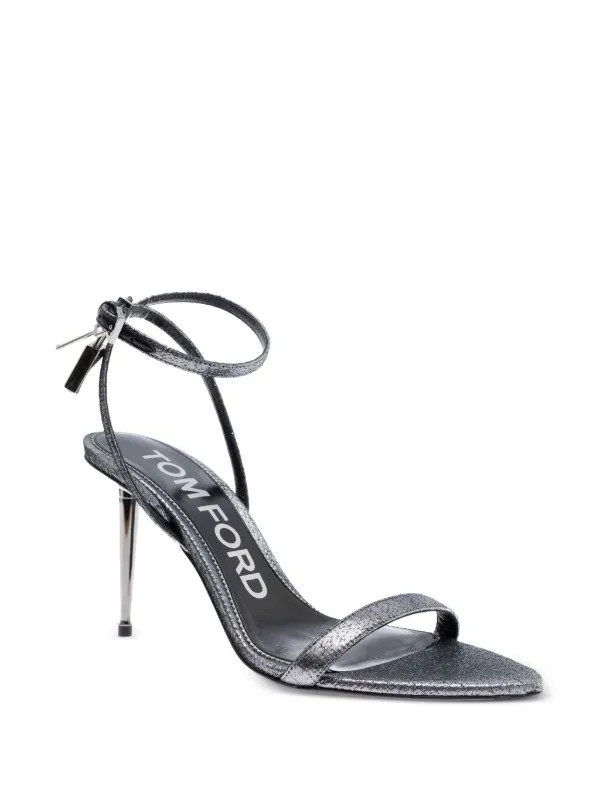 metallic heeled sandals | Farfetch Global