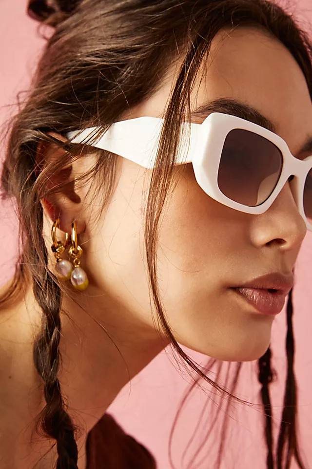 Stunner Angled Square Sunglasses | Free People (Global - UK&FR Excluded)