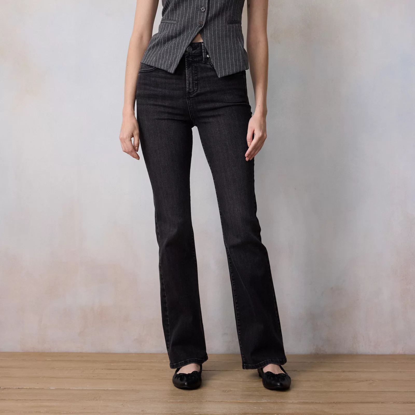 Women's LC Lauren Conrad Super High Rise Flare Jeans, Size: 8, Lc Smith Blue | Kohl's