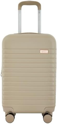 kensie 22" Graceful Hardside Carry-On Luggage, Light Taupe | Amazon (US)