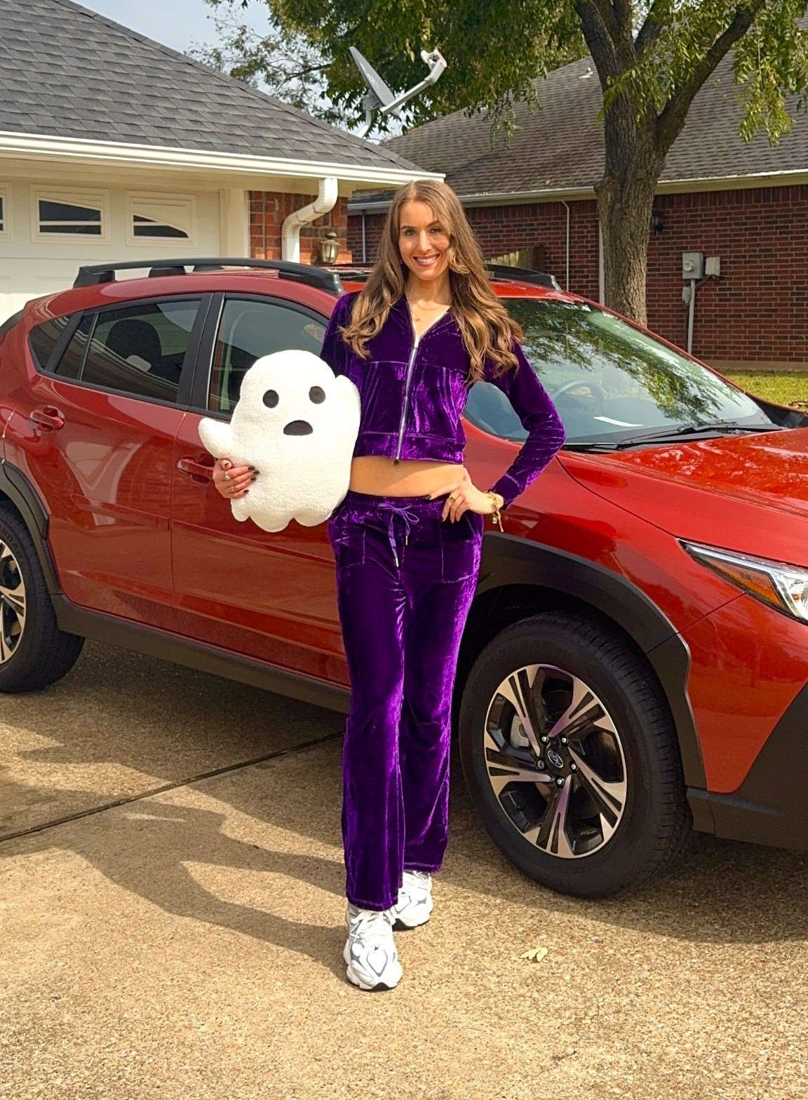 Purple velvet set. Purple tracksuit. Fall style. Fall loungewear. Cozy set. Fall looks. Fall fashion.

#LTKTall #LTKSeasonal #LTKStyleTip