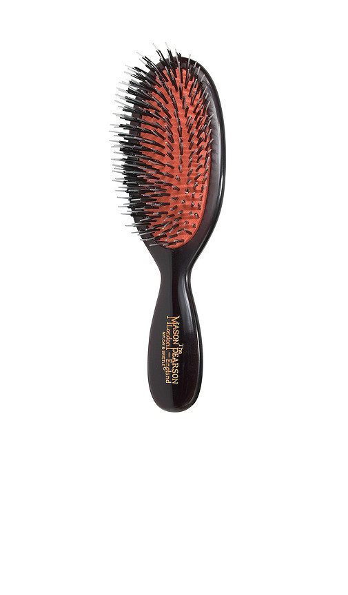 Mason Pearson Pocket Bristle & Nylon Hairbrush in Dark Ruby. Size all. | Revolve Clothing (Global)