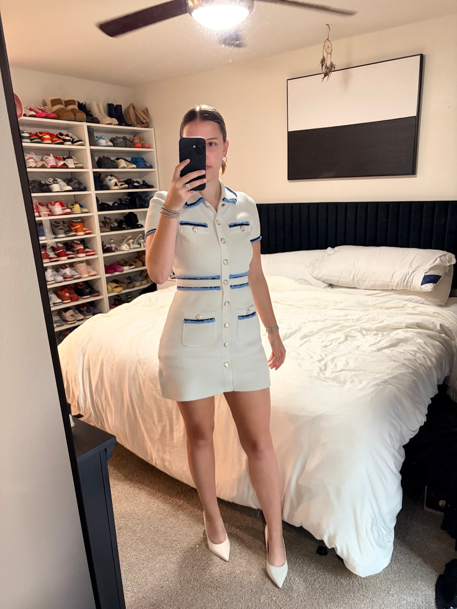 White Spring Dress @renttherunway 

#LTKWorkwear #LTKSaleAlert #LTKootd