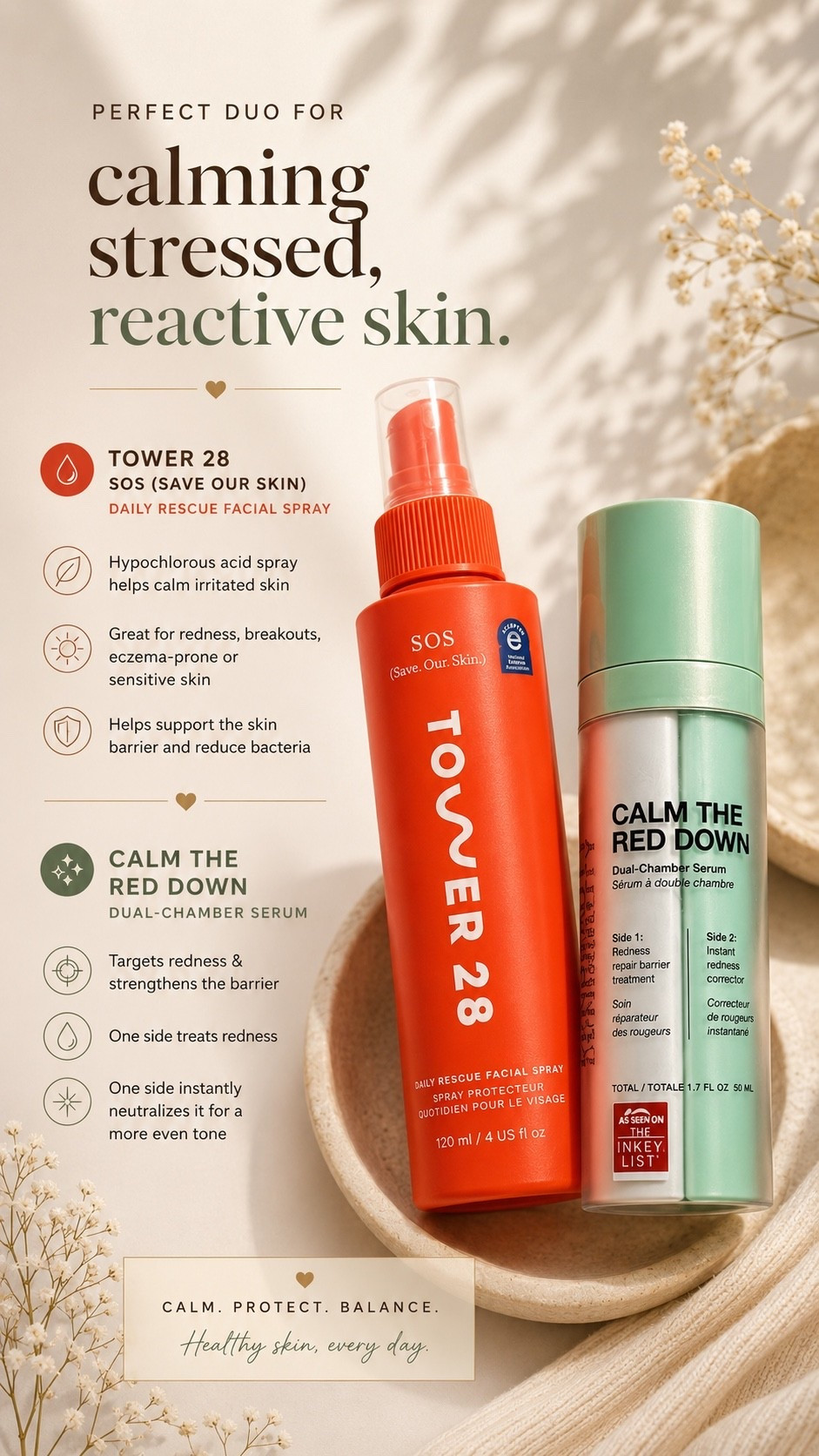 For those with stressed, reactive skin, these two products are perfect for calming and soothing your complexion.

#LTKdayinmylife #LTKmorningroutine #LTKBeauty