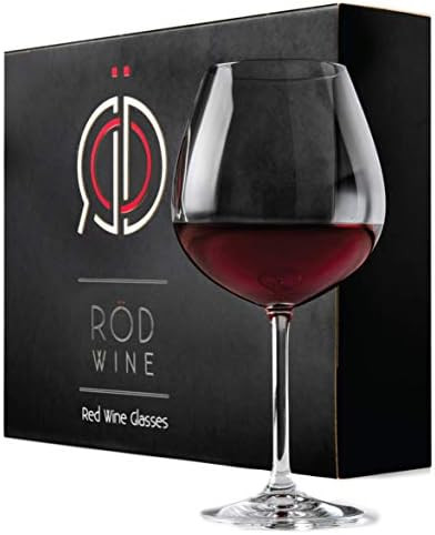 Red Wine Glasses Crystal Glass with Long Stem and Large Bowl Set of 3 - 22oz | Amazon (US)