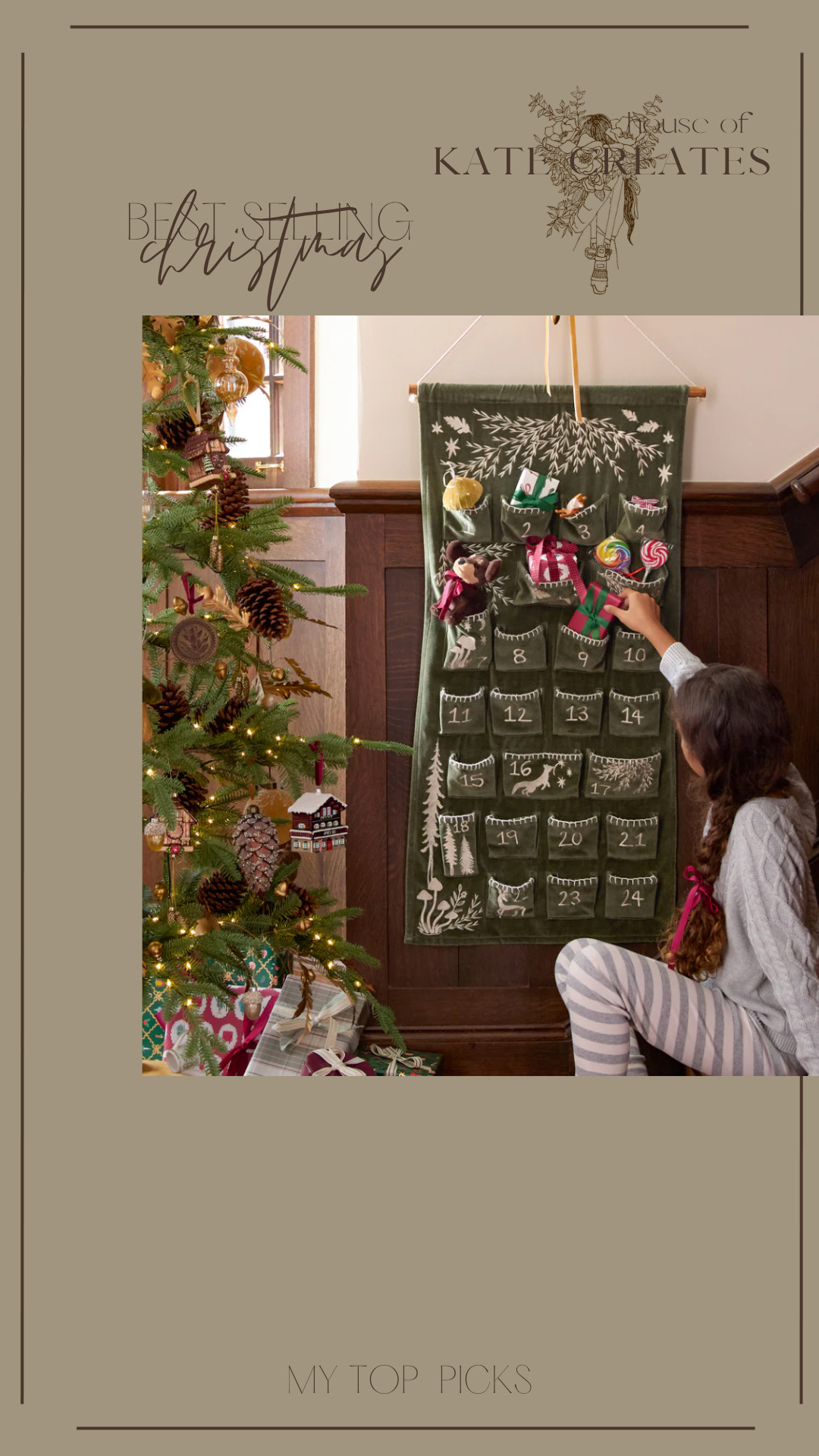 Having an advent calendar is so fun for the kiddos and this one is stunning!! 

 #LTKHoliday #LTKSeasonal #LTKHome