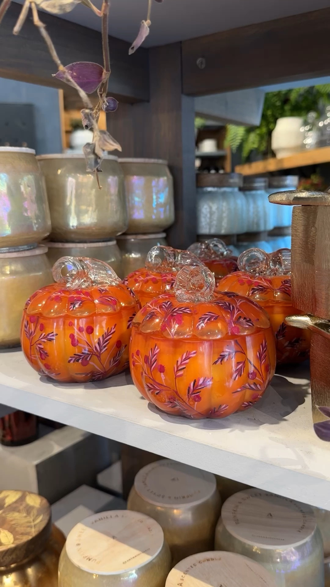 More anthro fall finds! Love the hand painted pumpkin candles!

Pumpkin candle, anthro decor, 