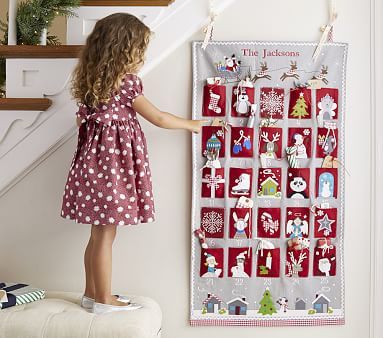 Quilted Christmas Advent Calendar | Pottery Barn Kids