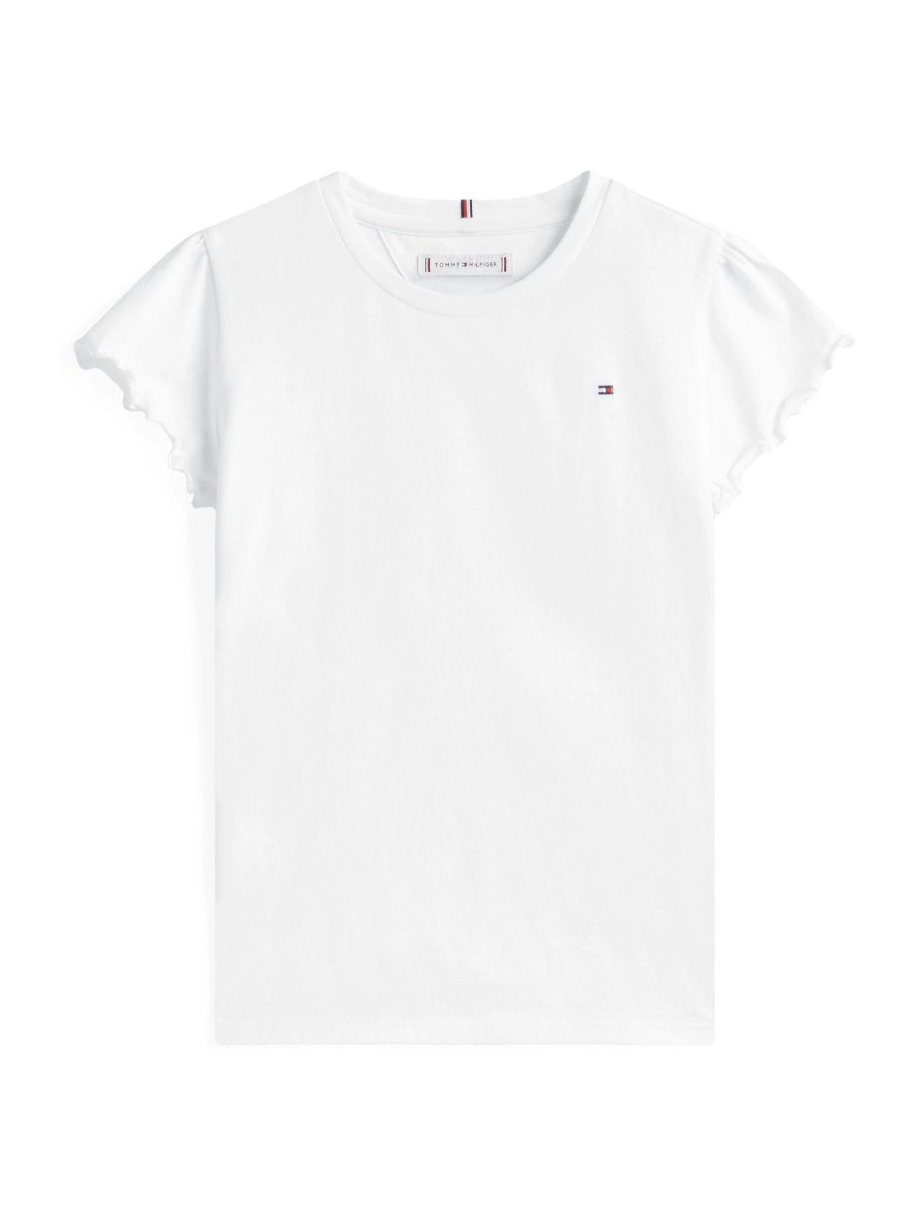Tommy Hilfiger Tommy Hilfiger White Slim Fit T-Shirt | Next US