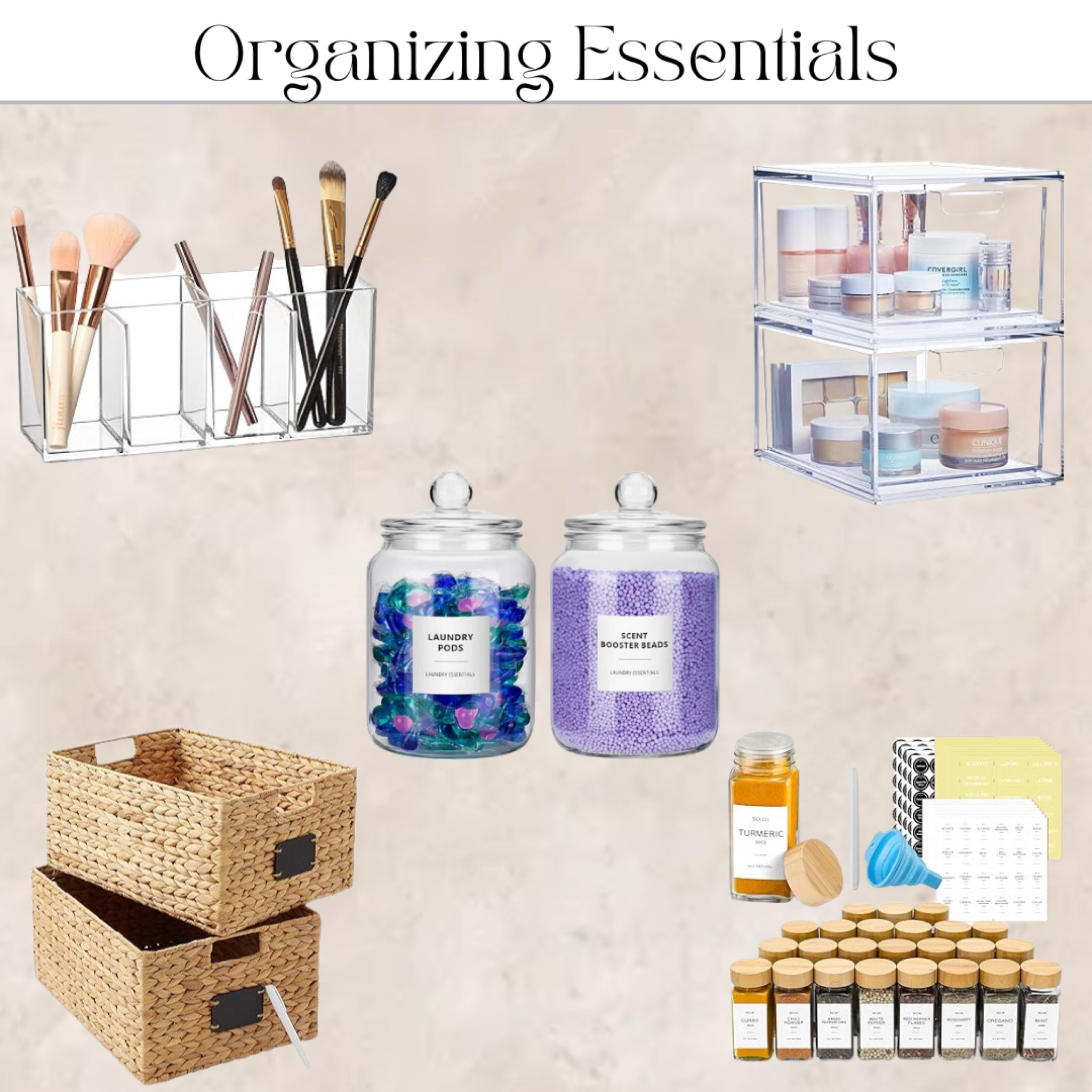 Create a functional & organized living space with these amazing finds🙃

#amazon #amazonhome #organize #organizedhome #organizedkitchen #organizedlaundryroom #organizedbedroom 