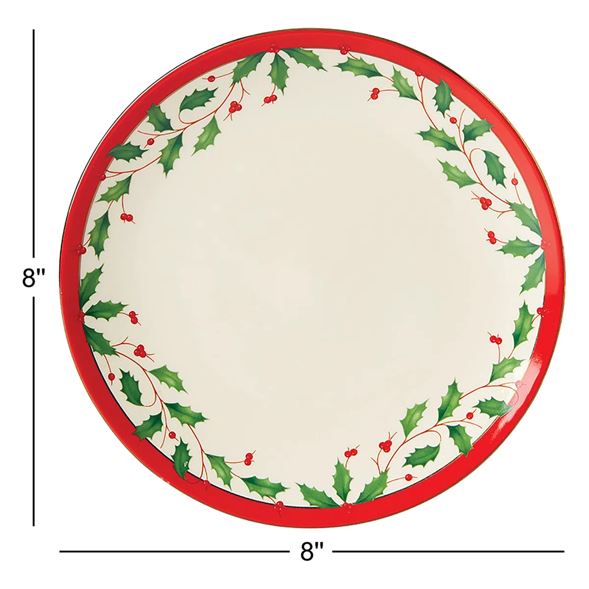 Lenox Holiday 6-Piece Accent Plate Set (Set of 6) | Wayfair North America