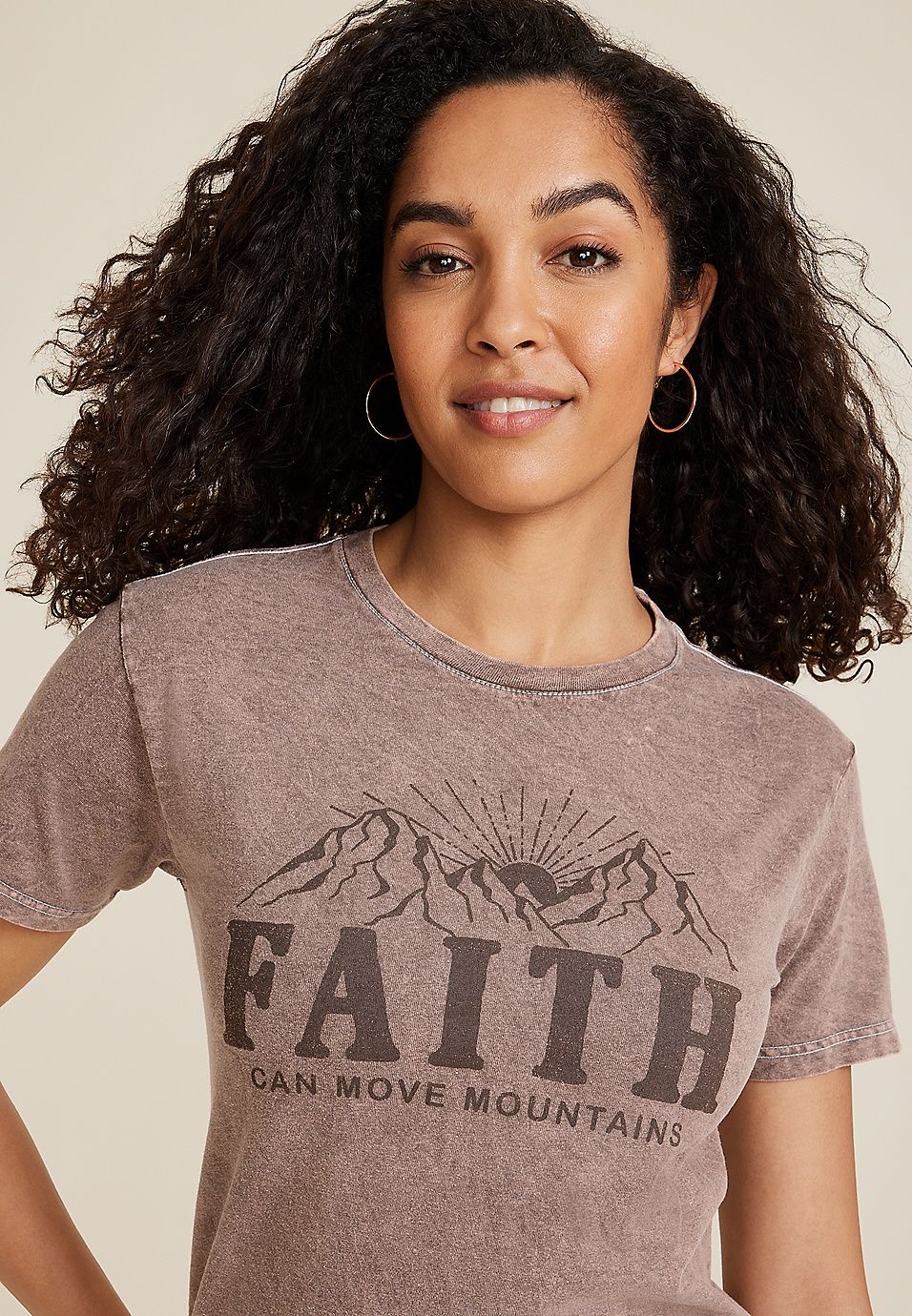 Faith Can Move Mountains Graphic Tee | Maurices