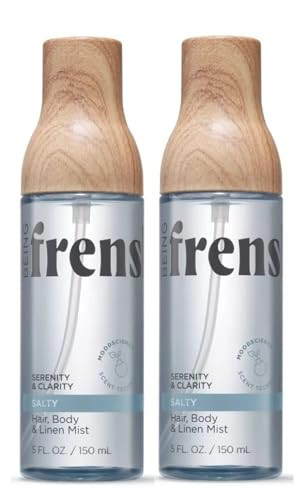 Being Frenshe Hair, Body & Linen Mist Body Spray with Essential Oils - Salty - 5 fl oz (2 Pack) | Amazon (US)