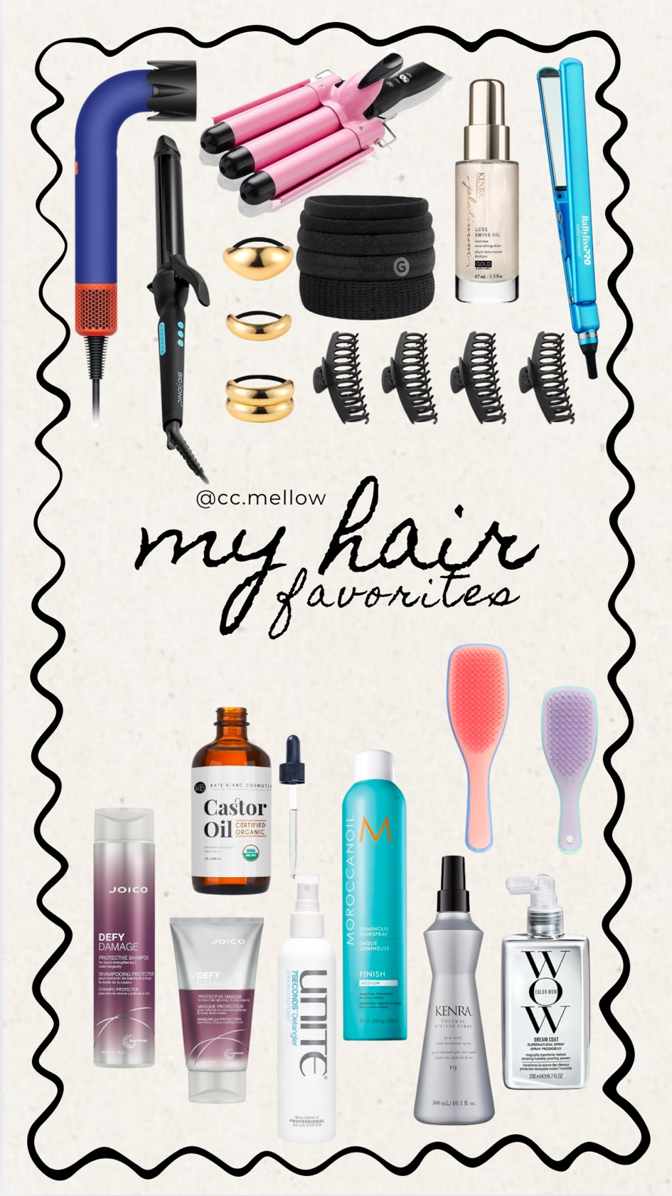 My hair favorites - brushes - styling tools - Dyson - curling iron - castor oil 

#LTKTravel #LTKBeauty #LTKFindsUnder100