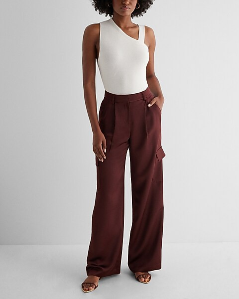 Ribbed Asymmetrical Sweater Tank | Express