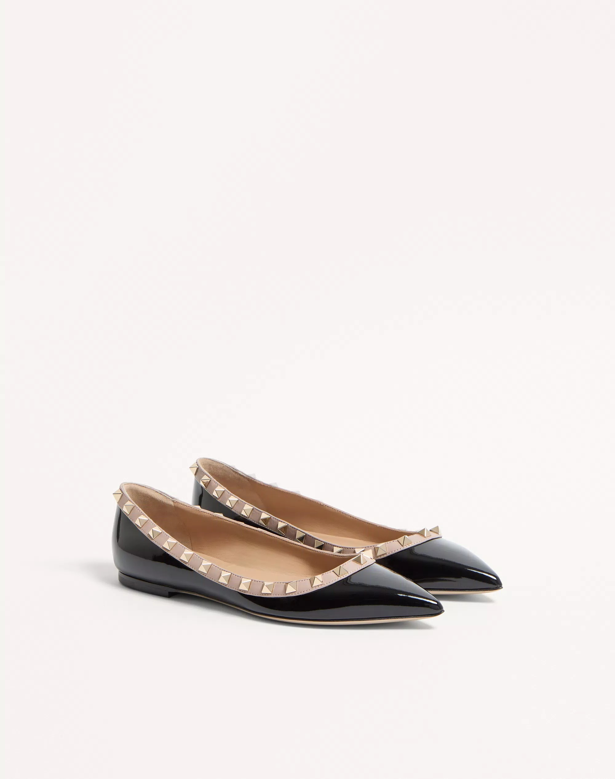 Patent Rockstud Ballet Flat | Valentino
